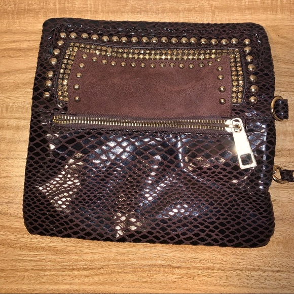 Cache Leather/Suede Clutch - Picture 4 of 6